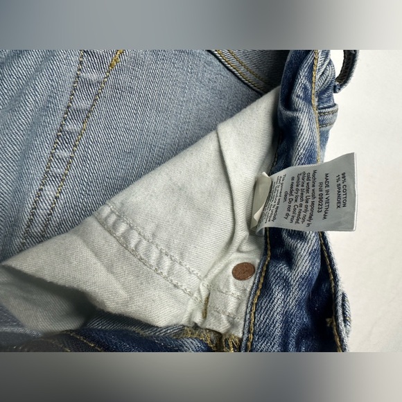 PACSUN Light Wash‎ BLUE Stacked Skinny Denim Jeans 28x32 - Picture 4 of 8